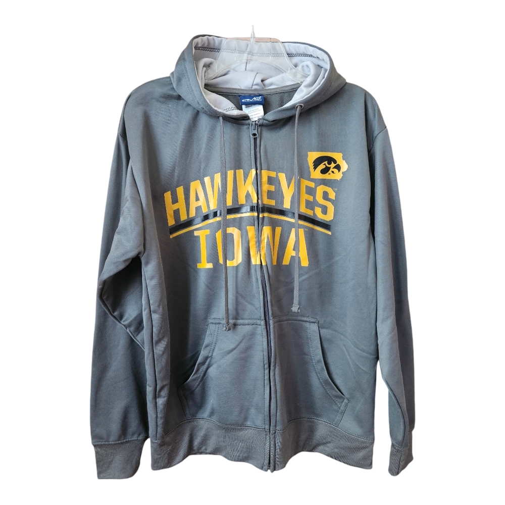 Varsity Gray and Yellow Hoodie